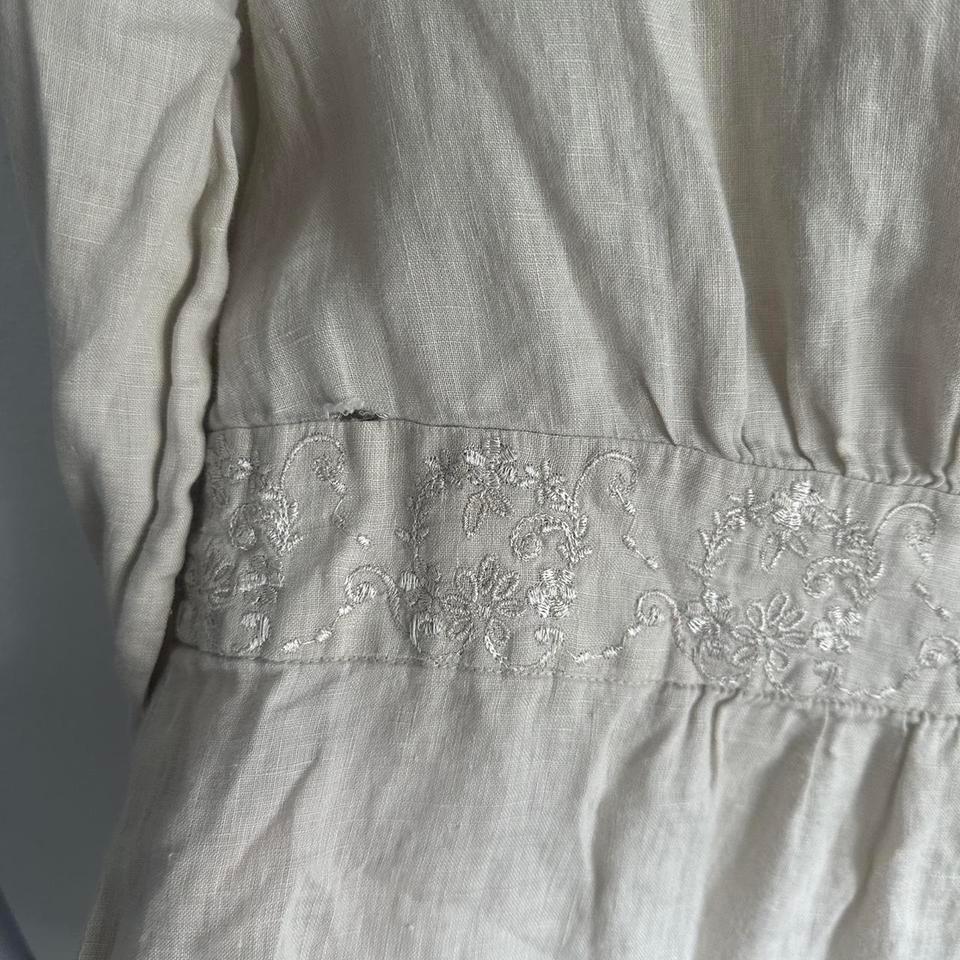 Beautiful Linen Top Size Medium 5