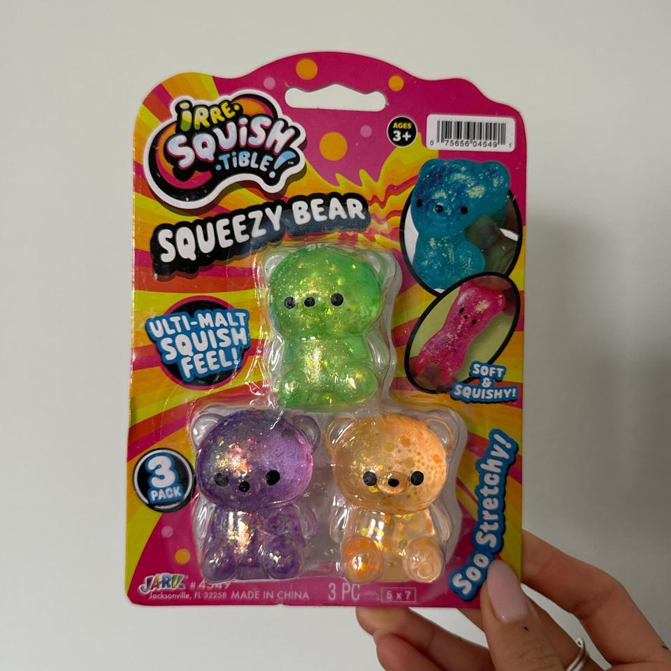 Squishy Squeezy Bear 3 Pack F0d1