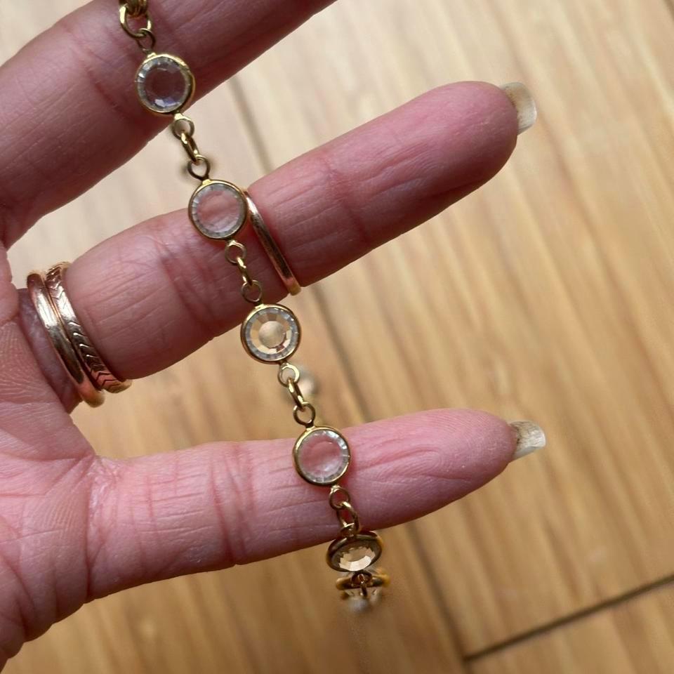 Vintage Swarovski Crystal Bezel Gold 14bd 3