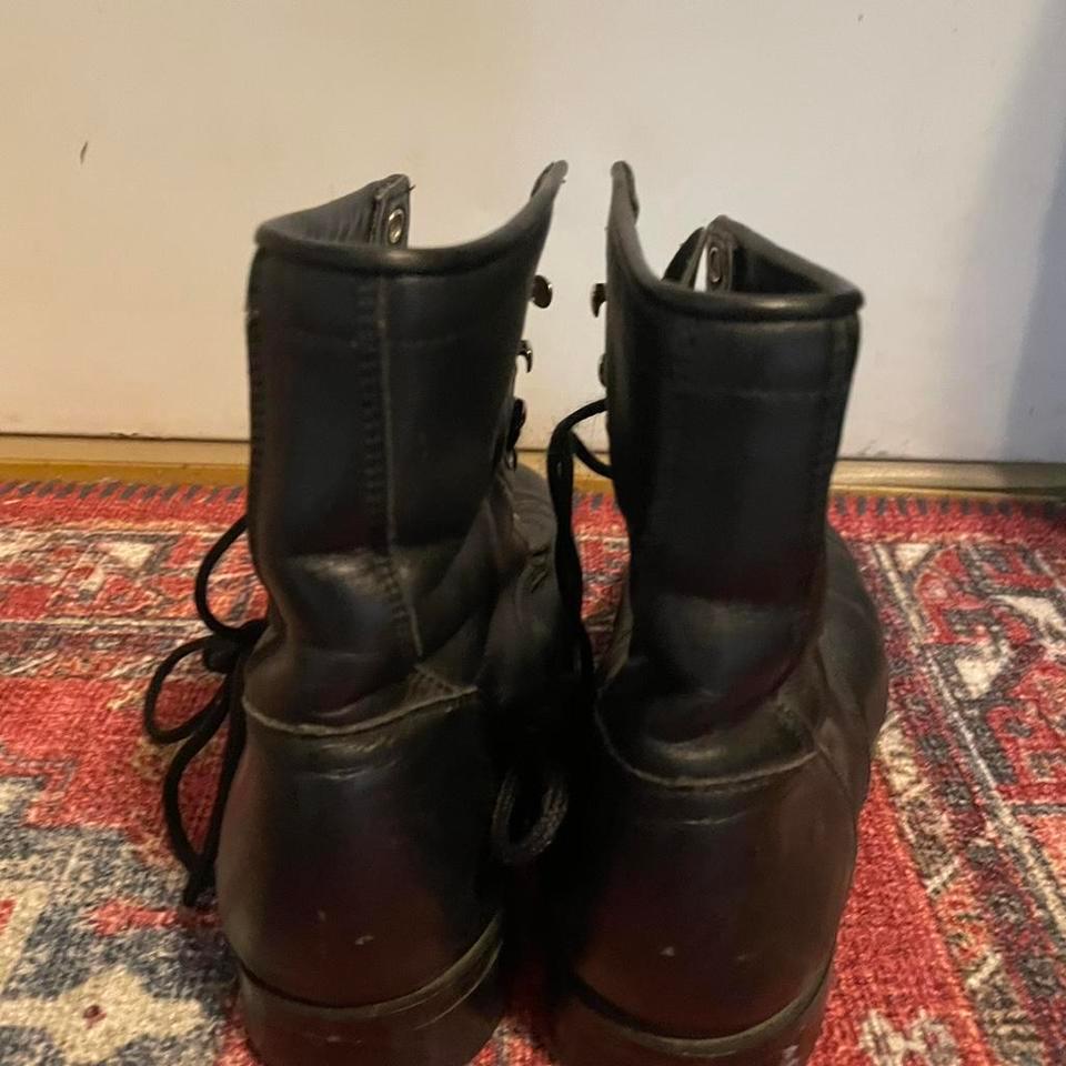 Justins Black Western Boots Fits 3