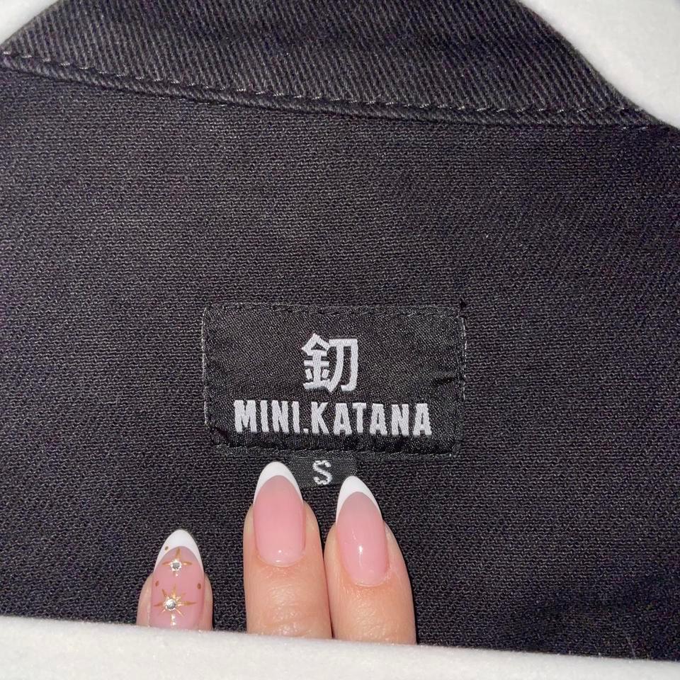 Mini Katana Black Denim Jacket 5