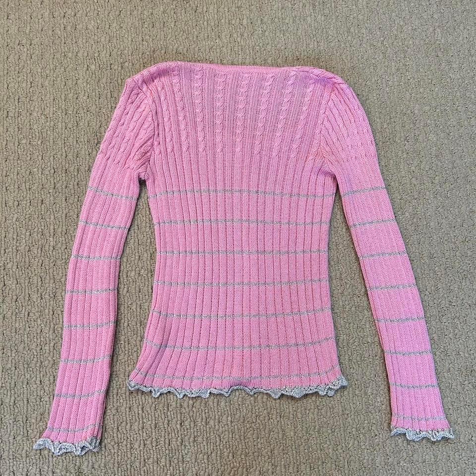 Vintage Euro Y2k Pink Knit 8e54 3