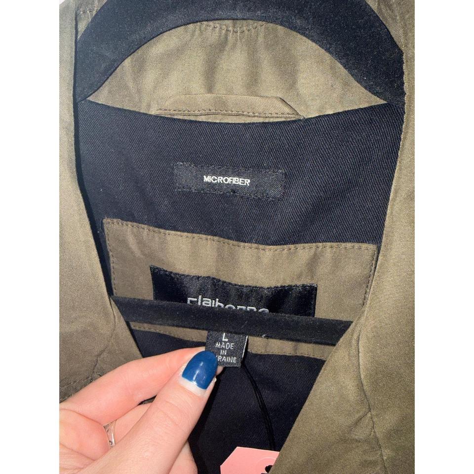 Claiborne Microfiber Zip Jacket D6c3 4