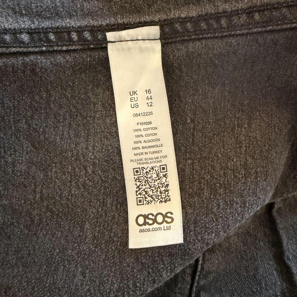 Asos Womens Darkest Gray Black F6ef 3