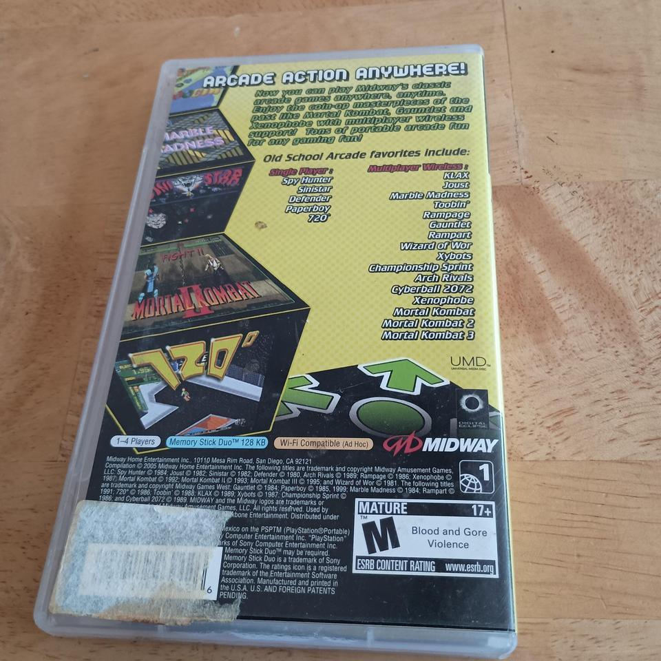 Midway Arcade Treasures Game For 2