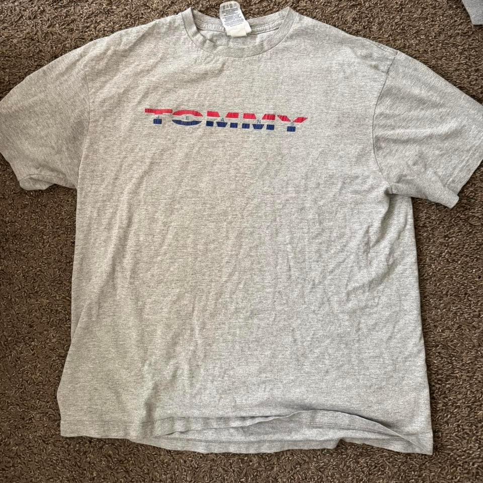 Vintage Tommy Hilfiger Grey T Shirt 9751