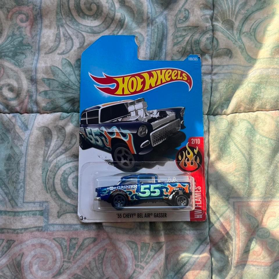 Hot Wheels 55 Chevy Bel 75fe