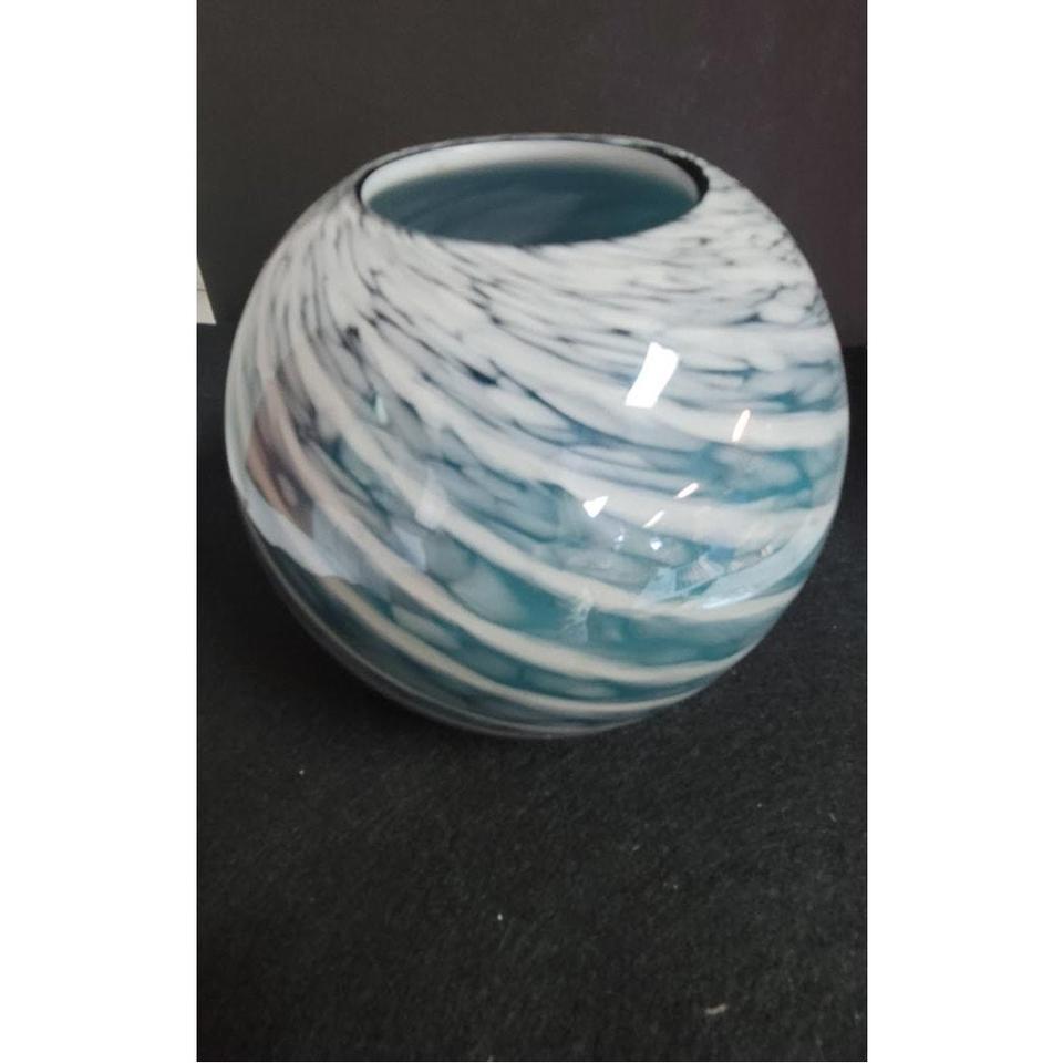 Vintage Blue And White Swirl 2