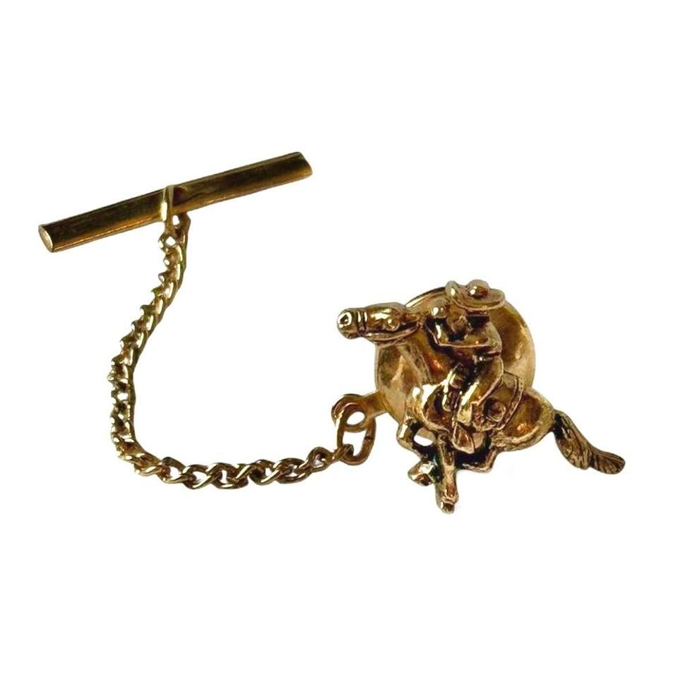 Gold Cowboy Pintie Tack Country Fb82