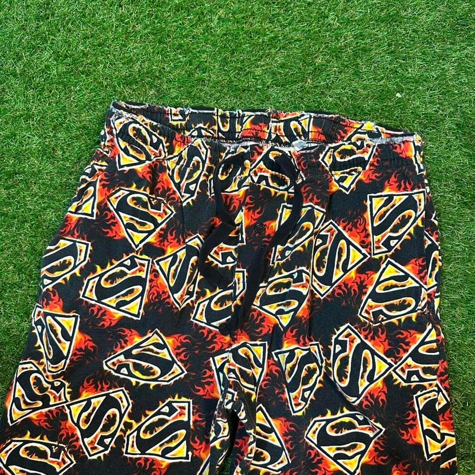 Vintage 2000s Superman Logo Flames 7d40 4