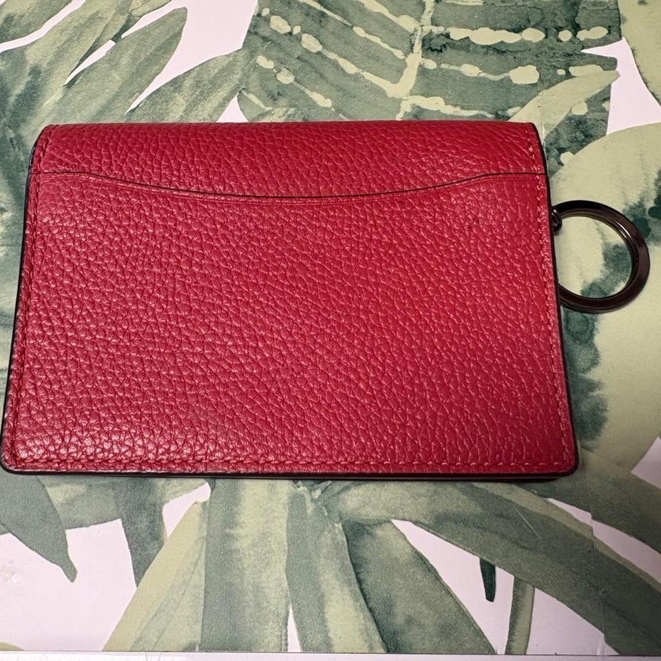 Coach Pebbles Leather Dark Coral 1562 2