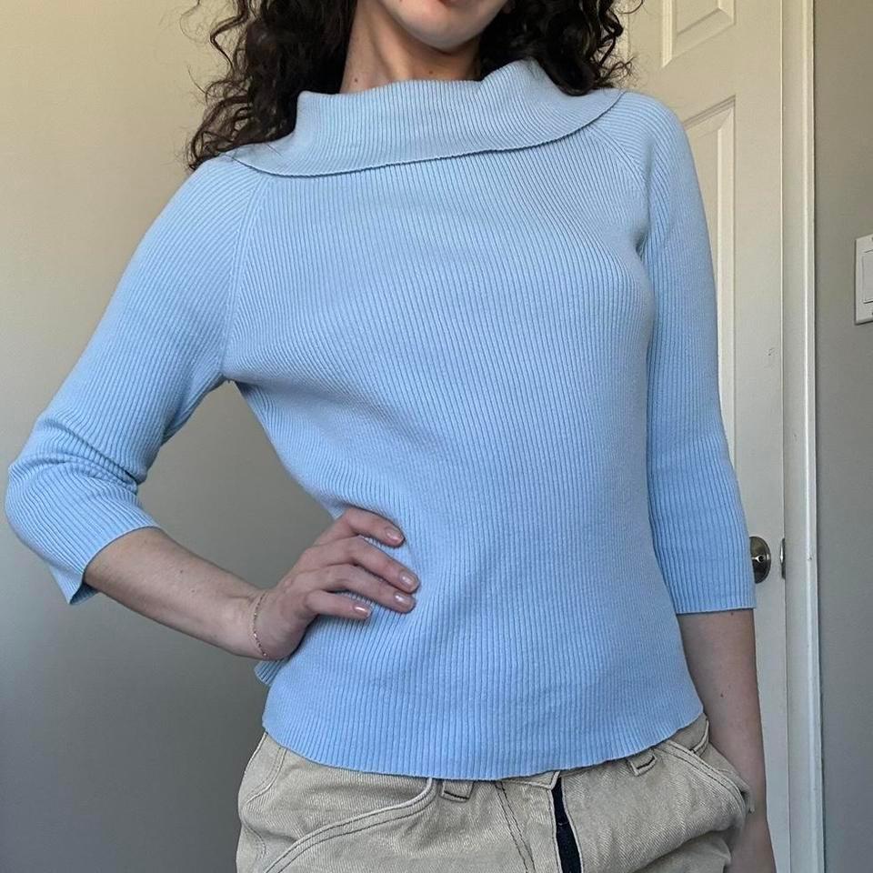 Gorgeous Baby Blue 90s Drapey 4636 2