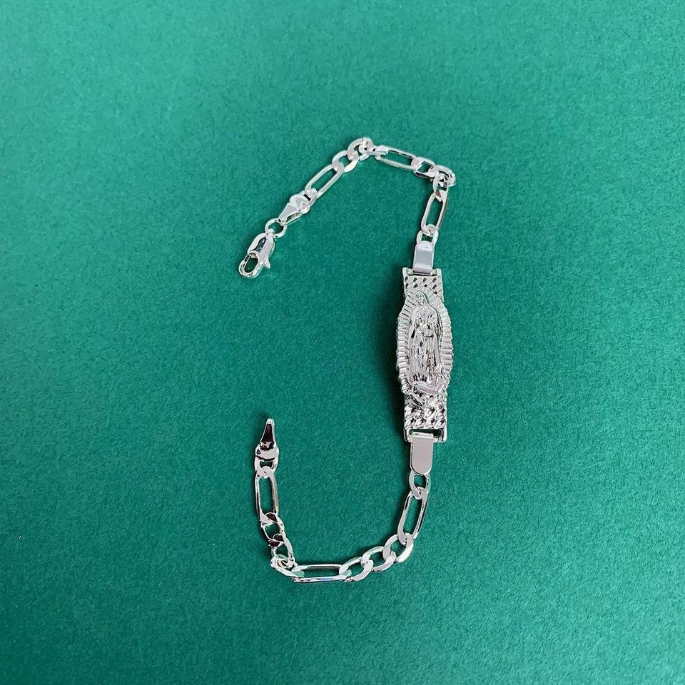 Vintage Y2k Style Silver Saint 9f8a 5