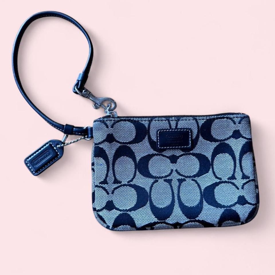 Y2k Coach Monogramlogo Wristlet Wallet A5db
