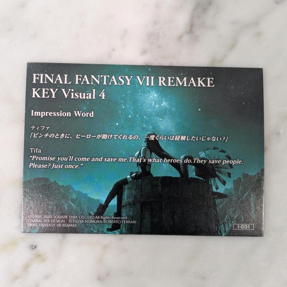 Final Fantasy Vii Remake Collectible 2