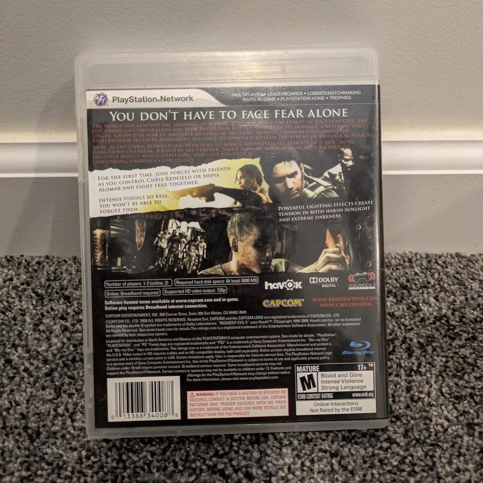 Resident Evil 5 For Ps3 4f82 2