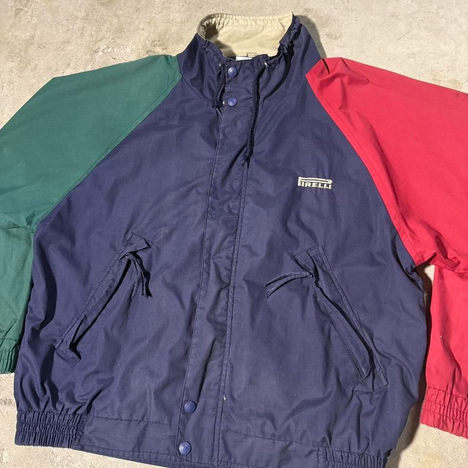 Y2k Munsingwearpirelli Tires Jacket Really 85f7