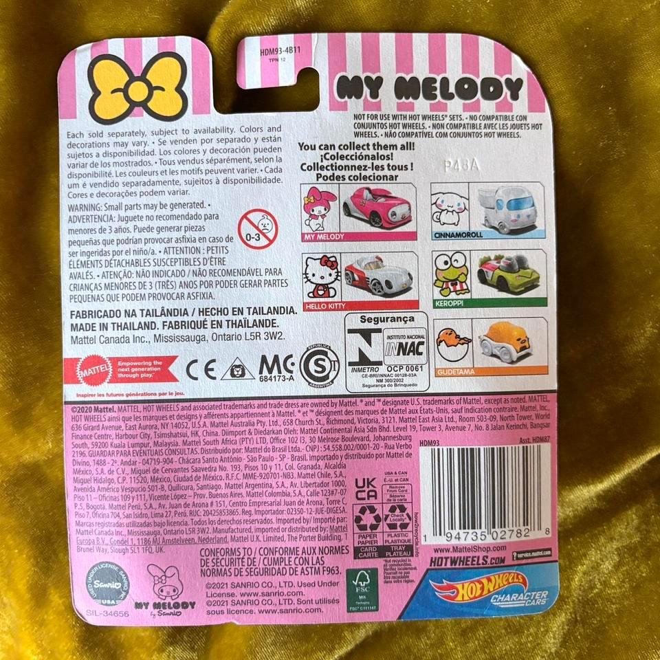 Hello Kitty X Hot Wheels 619d 6