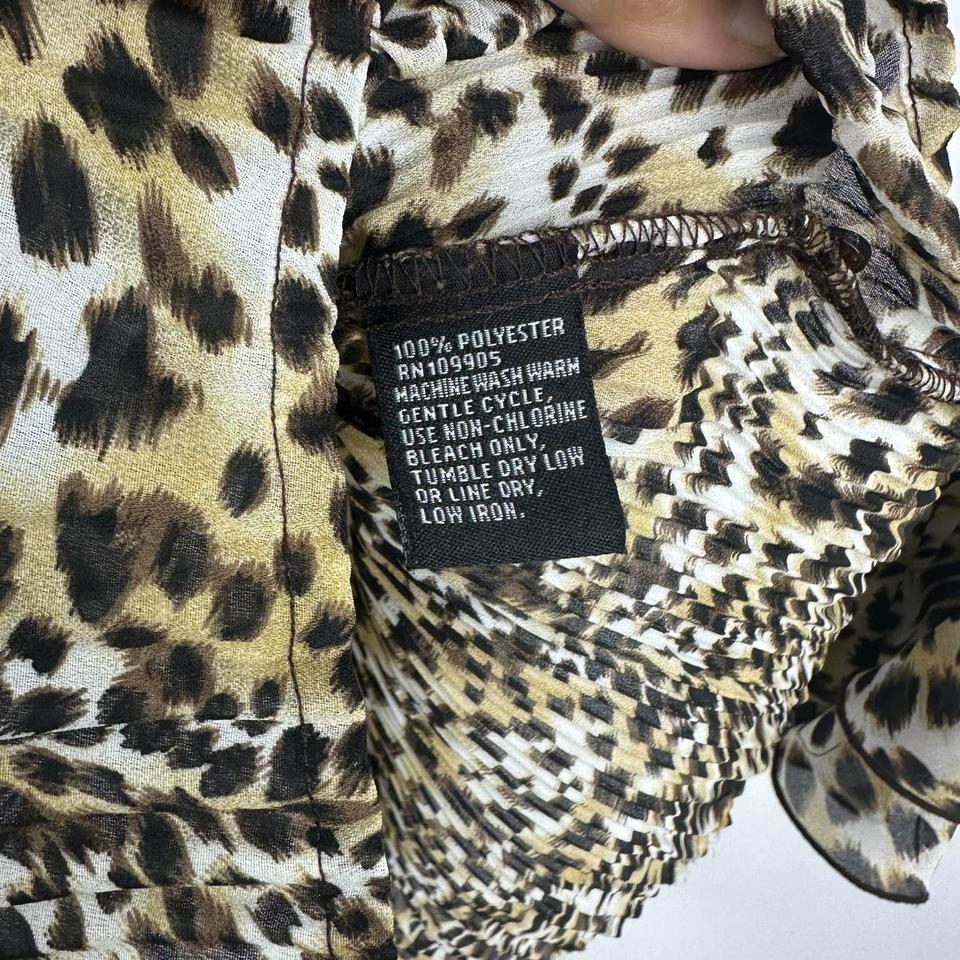 Vintage Y2k Leopard Bell Sleeve B290 8