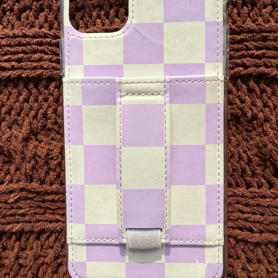 Pastel Purple Checkerboard Iphone 11