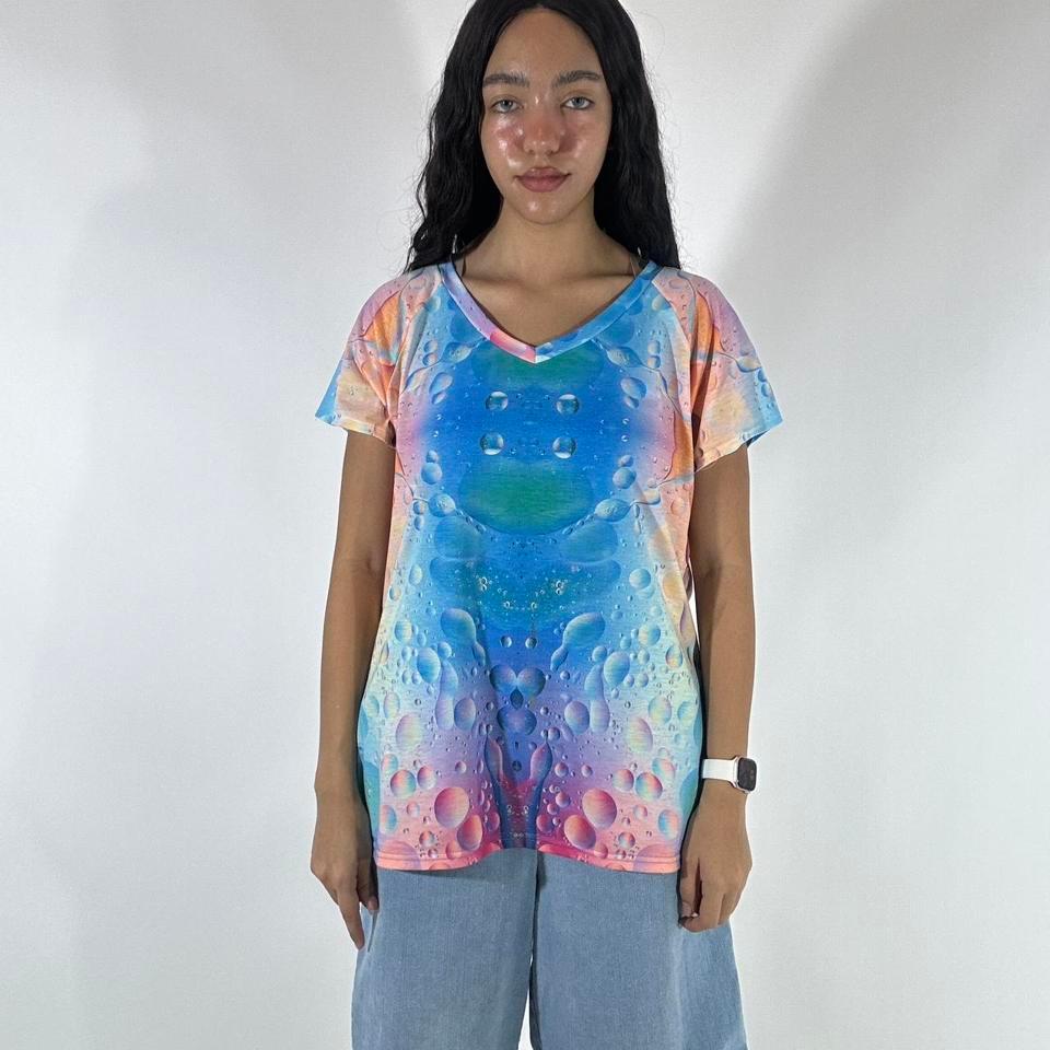 Frutiger Aero Rainbow Bubble Tee F6ce