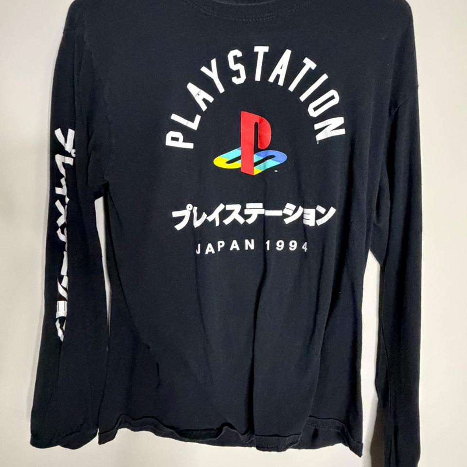 Playstation Black Long Sleeve Tshirt