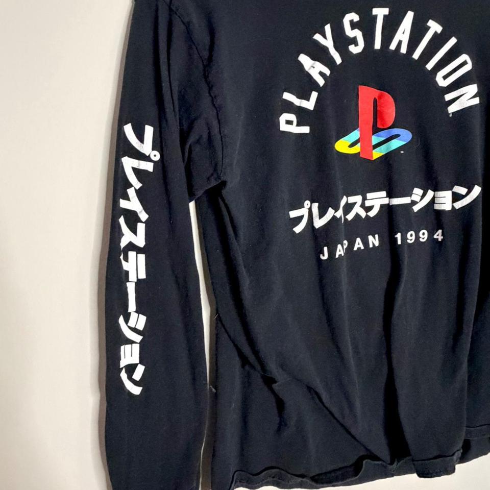 Playstation Black Long Sleeve Tshirt 3
