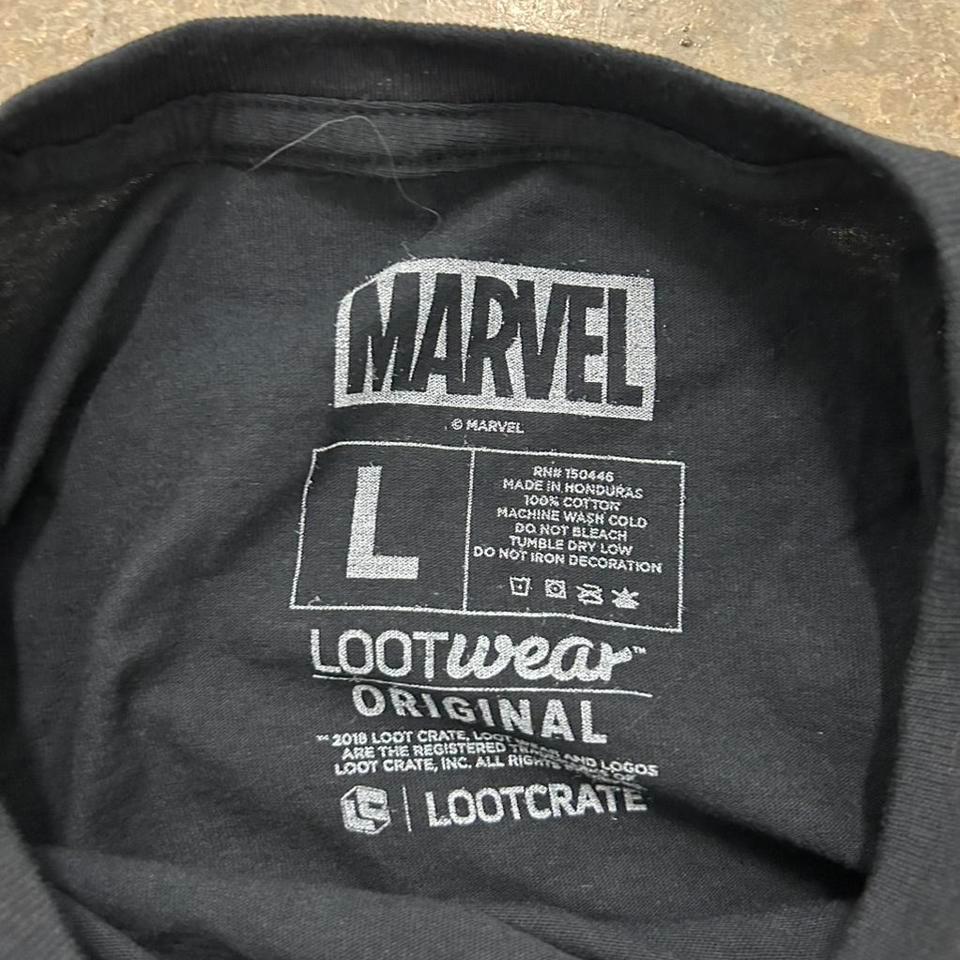 Marvel Black Yellow T Shirt 9ab8 3