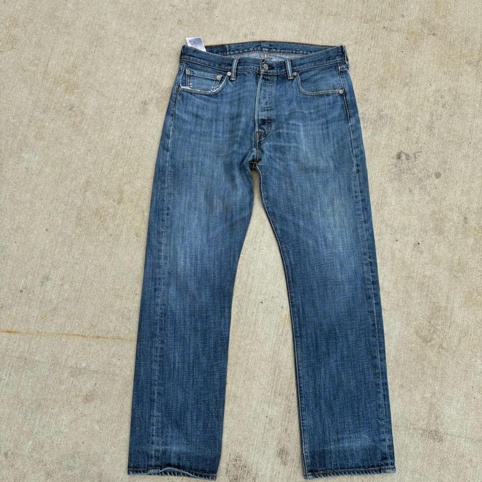 Levis 501 Straight Leg Blue