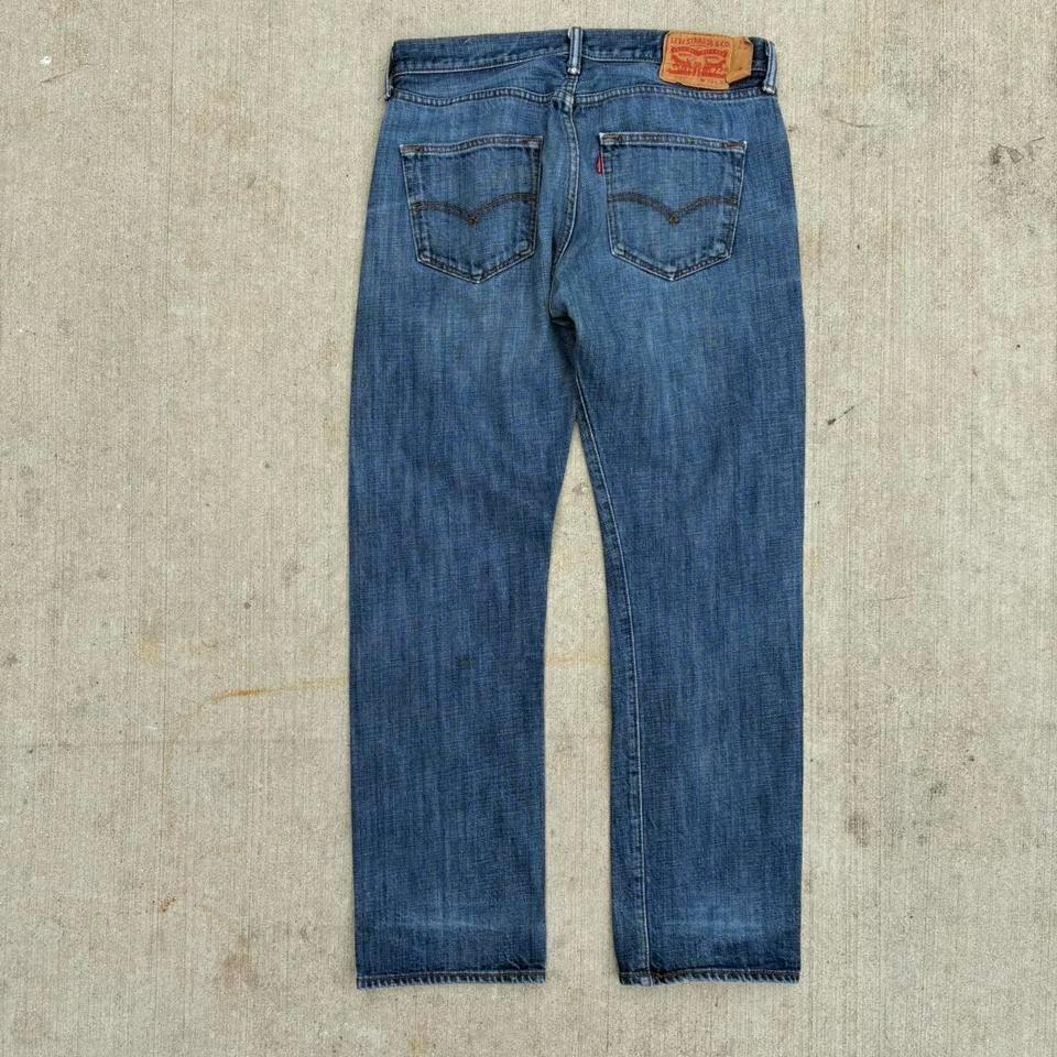 Levis 501 Straight Leg Blue 4