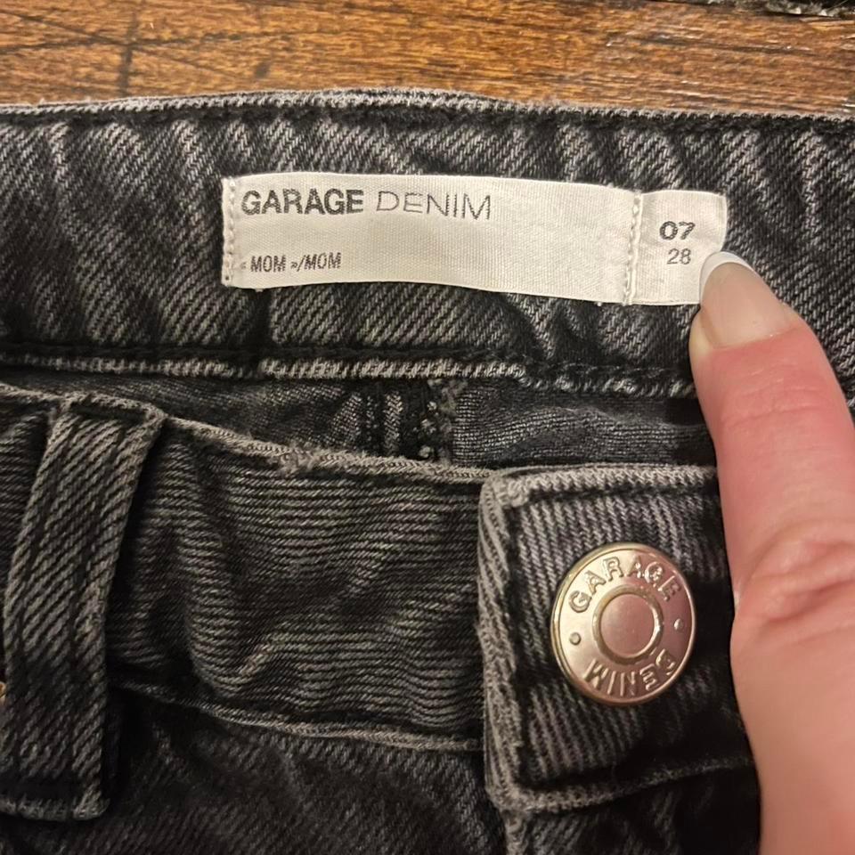 Garage Black Mom Jeans Size 3