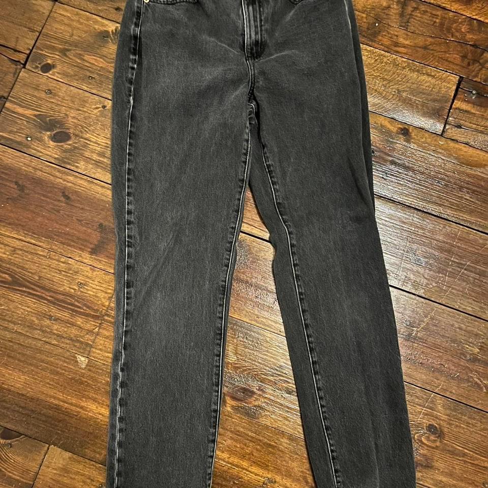 Garage Black Mom Jeans Size