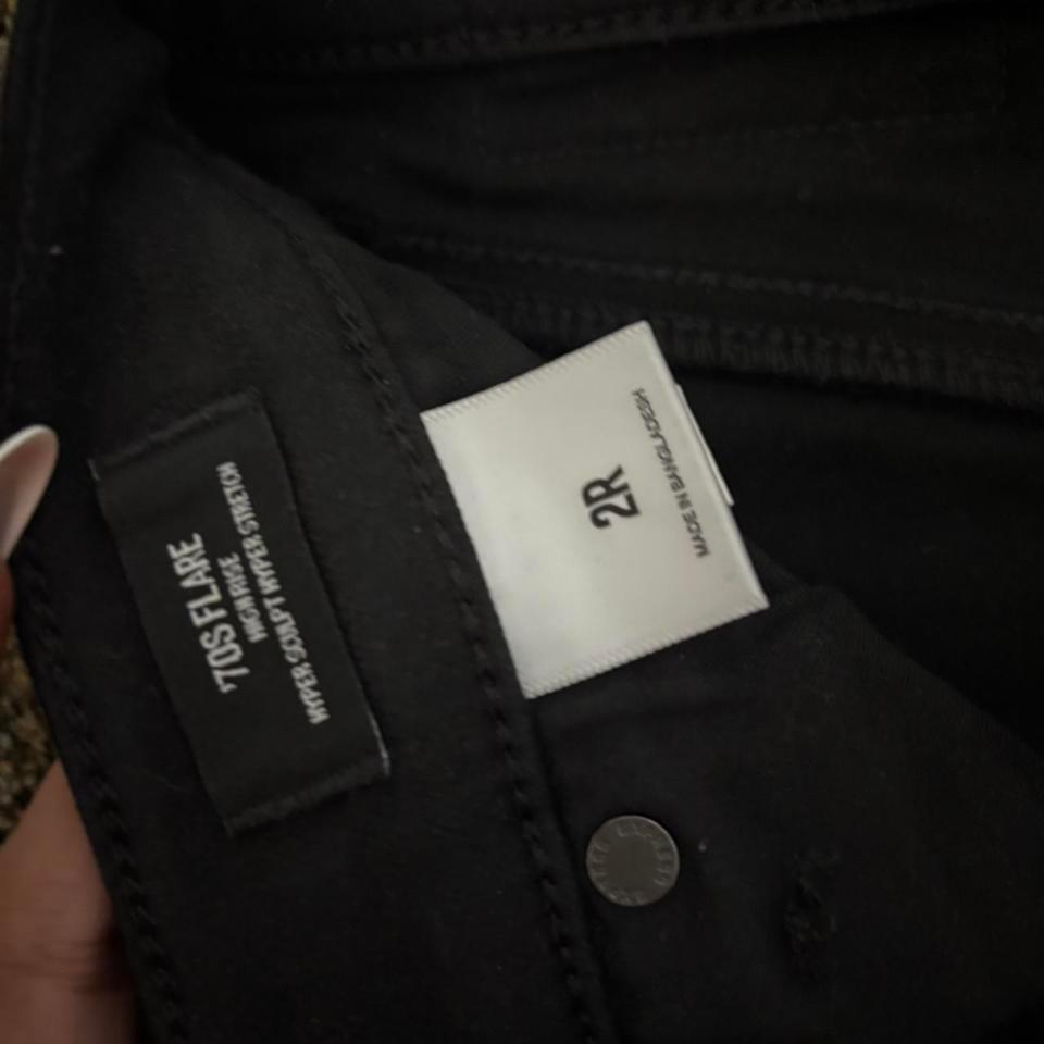 Express Black High Waisted Flare Jeans 29de 3