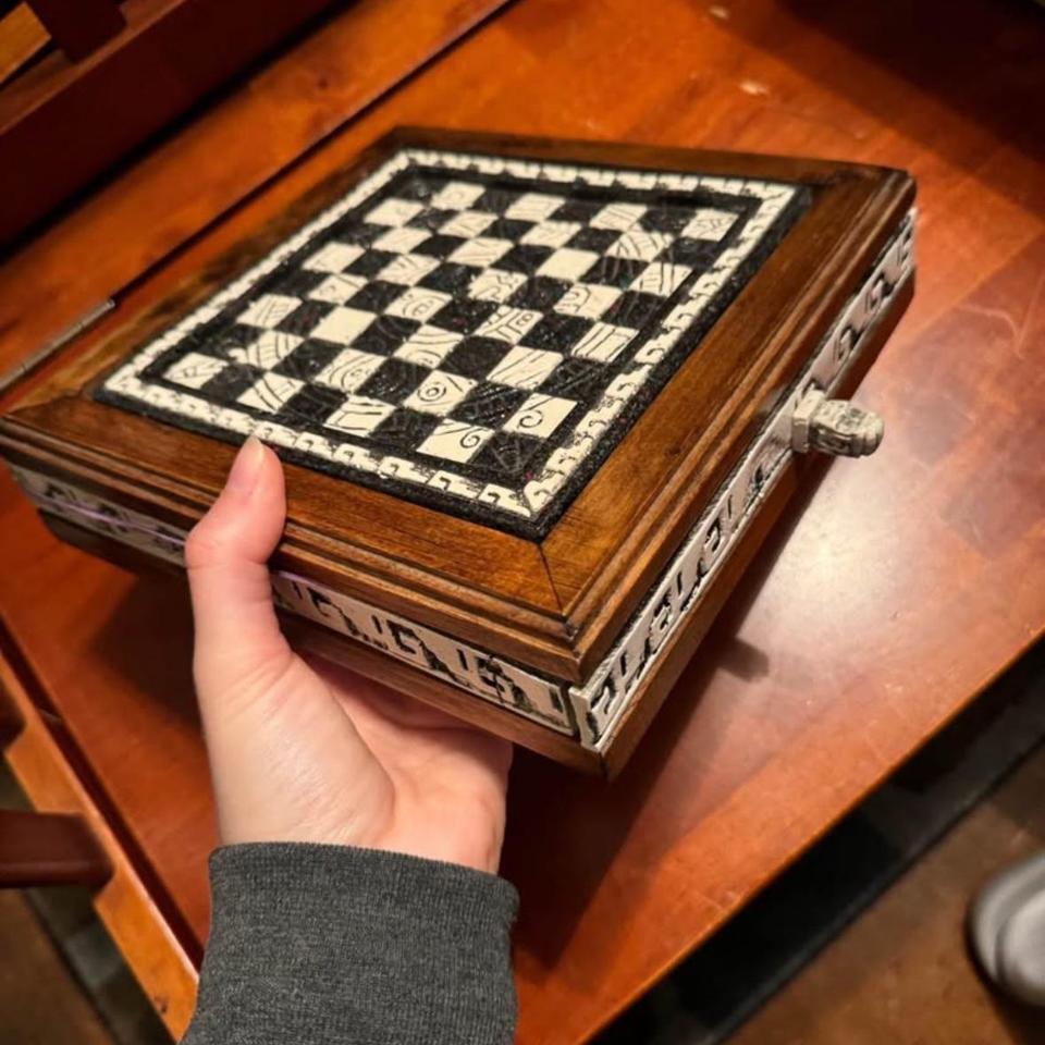 Vintage Hand Carved Solid Wood 5