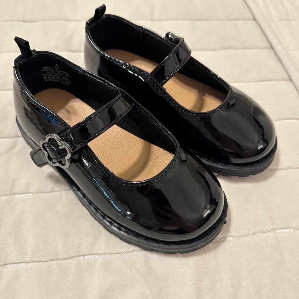 Old Nacy Black Patent Leather 416a