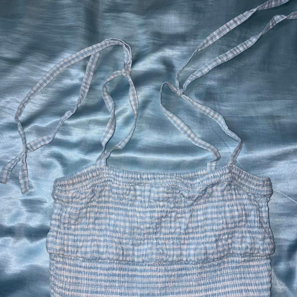 Plaid Blue Dorothy Dress E9d8 2