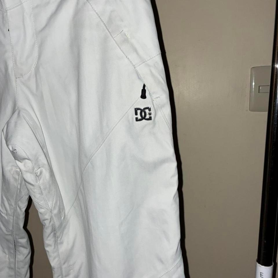 Dc White Snow Pants Size 37ef 3