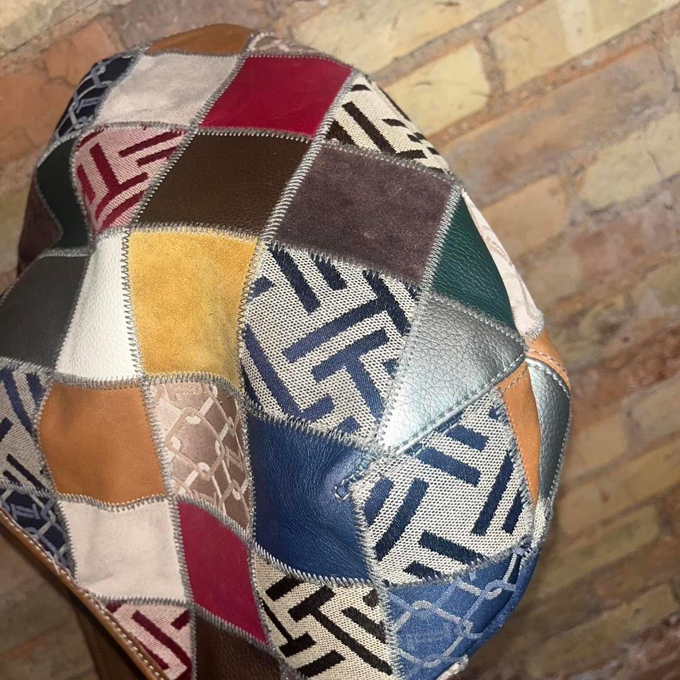 Tignanello Y2k Patchwork Hobo Shoulder 6e75 5