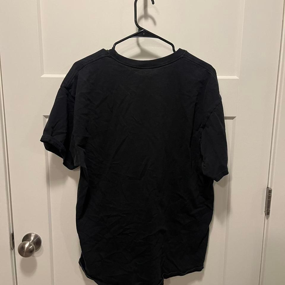 Black Biker Tee With Multi Coloured 2