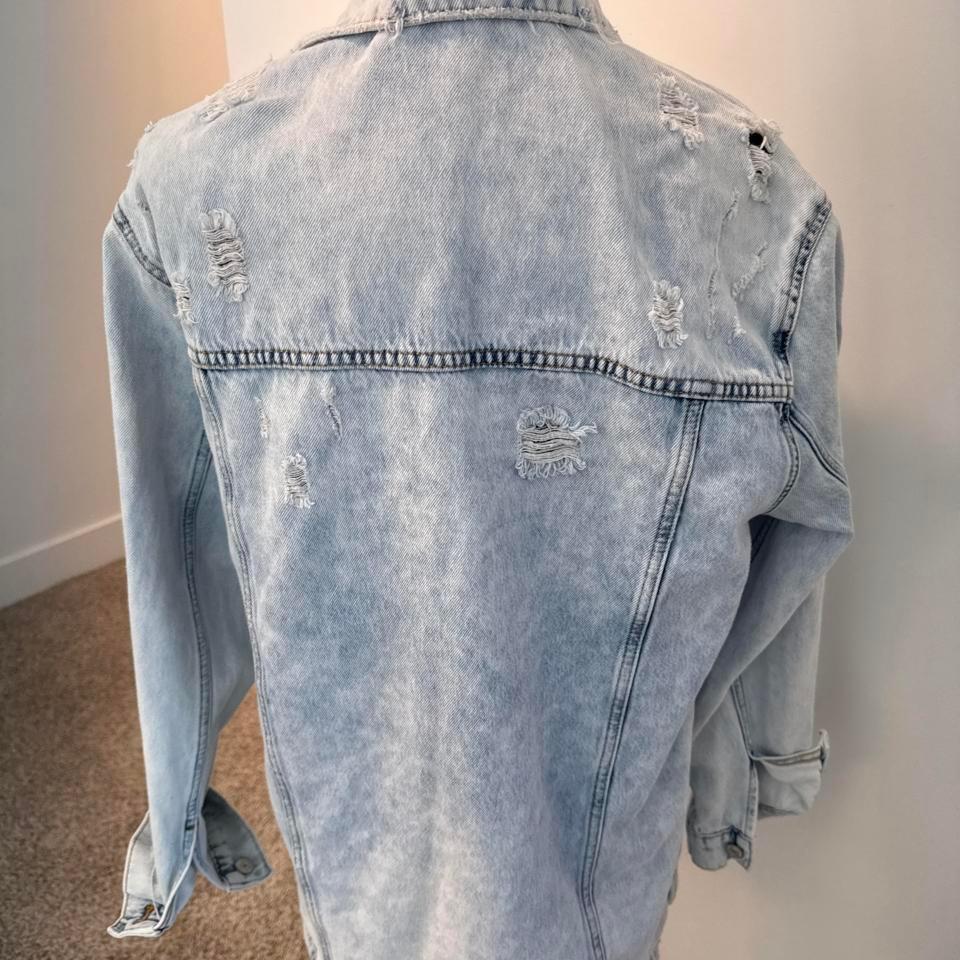 Light Wash Denim Jacket With 47a1 4