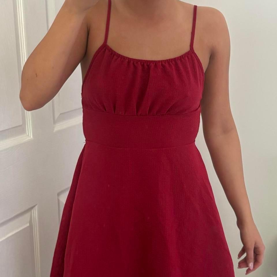 Shein Red Mini Dress With 0d7a 2