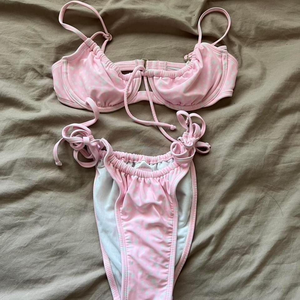 Target Pink And White Polka 939d