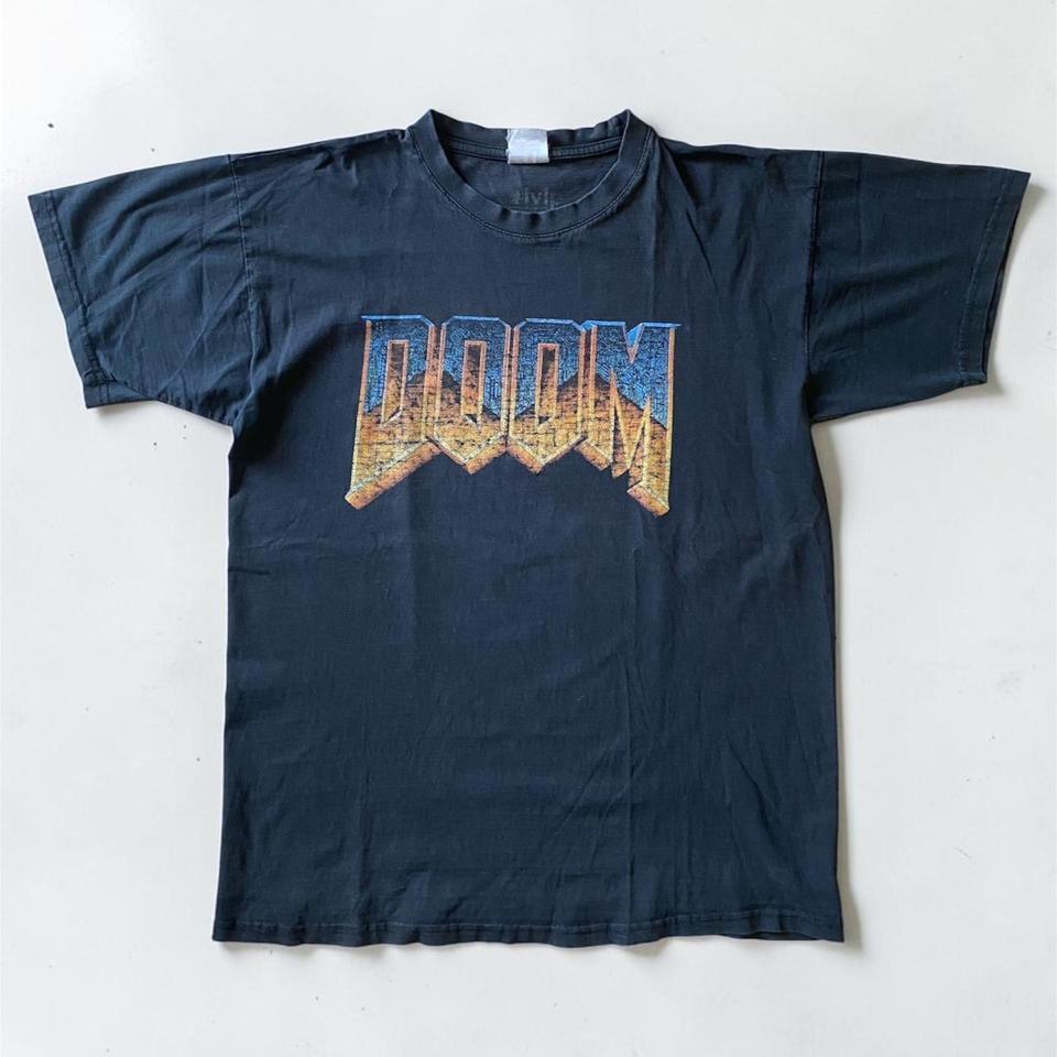 Vintage Doom Gaming T Shirt Size F249 2