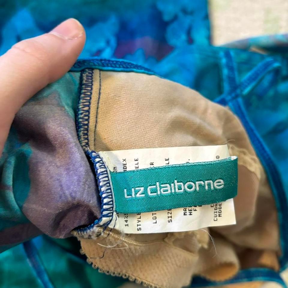 Vintage Liz Clairborne Blue 23f1 4