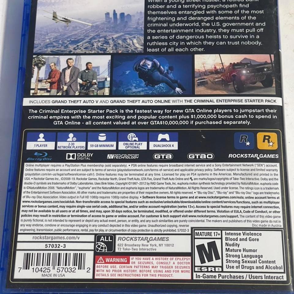 Grand Theft Auto V Premium F0e4 5