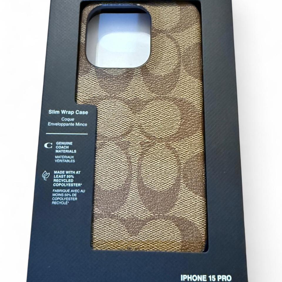 Coach Signature Iphone 15 Pro Cb97