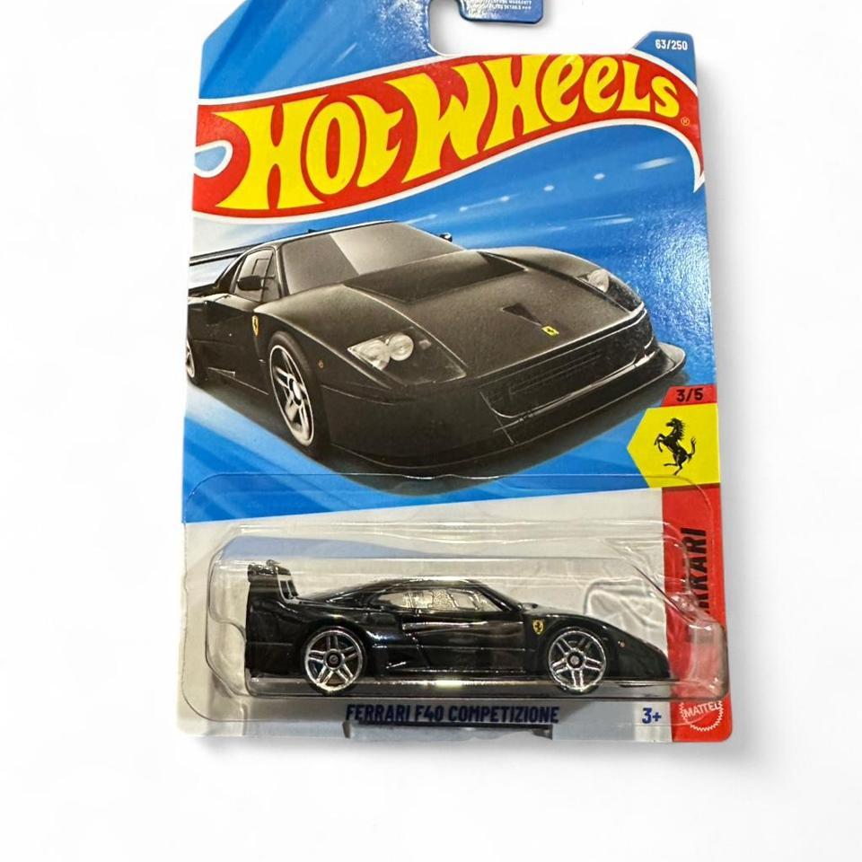 Hot Wheels Black Ferrari F40 2b9a