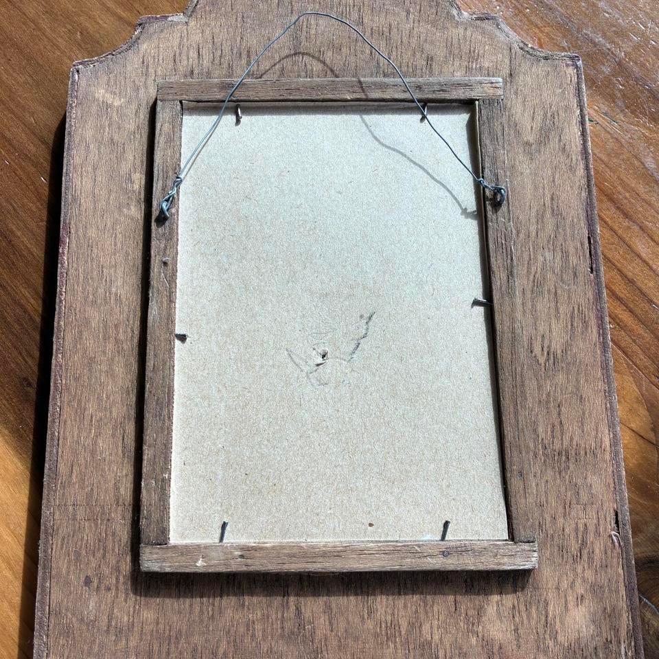 Vintage Nautical Themed Wood Mirror 5