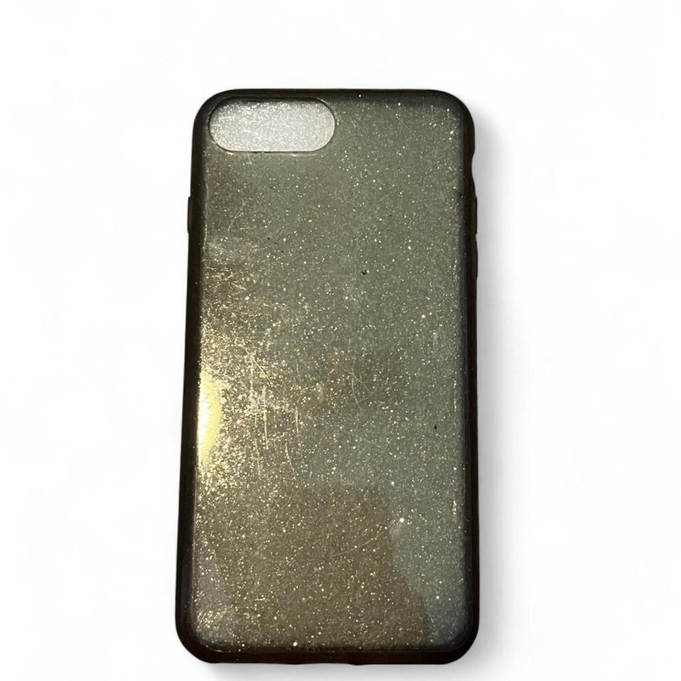Dark Grey Transparent Glitter Phone C40a