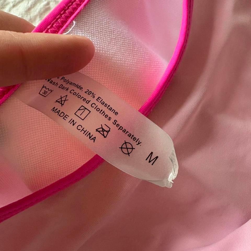 Shein Pink Bikini Set Size Fb1b 3